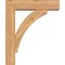 Ekena Millwork Thorton Block Smooth Bracket w/ Offset Brace, Western Red Cedar, 5 1/2"W x 20"D x 24"H BKT0604X20X24THR05SWR - alternate 2
